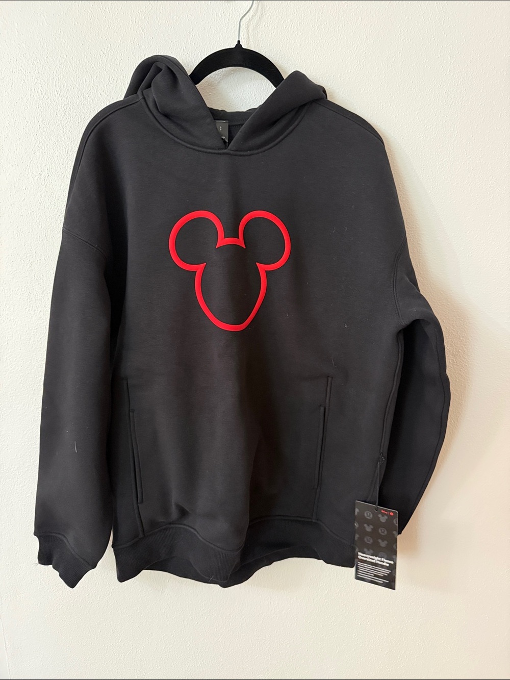 lululemon athletica Black Fleece Oversized Hoodie Tag